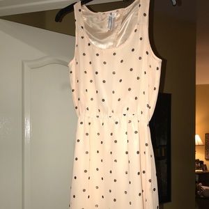 Polka dot short dress